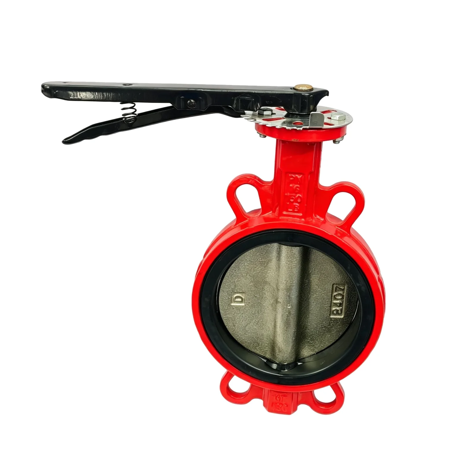 Ductile Iron Rubber Lined Wafer Butterfly Valve (D71X)